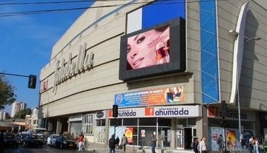 P10 Pantalla LED exterior a todo color Panfletos digitales Centro comercial