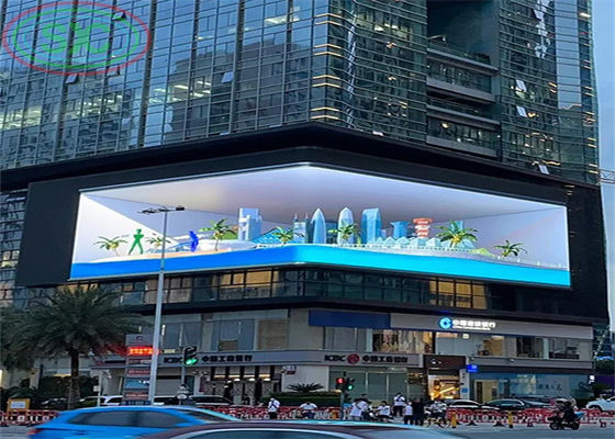 Buen precio Cartelera de alquiler de la prenda impermeable P6 P8 P10 Digitaces de la pantalla LED de la publicidad al aire libre en línea