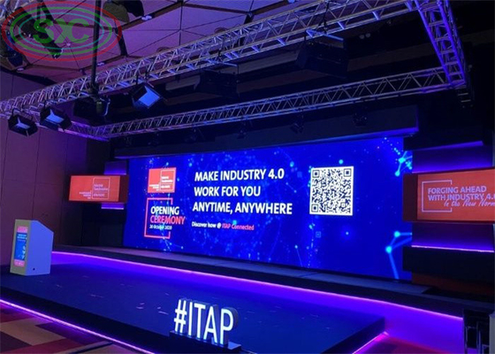 Color completo P4 P5 LED Video pantalla de pared publicidad LED cartel para el supermercado de estadio interior