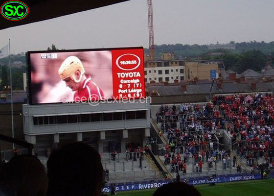 Buen precio Tablero vivo de la reproducción de vídeo del estadio LED de la cuenta programable TV del fútbol de P8 RGB en línea