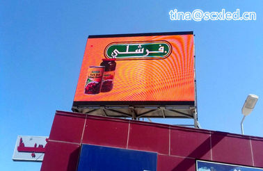 Pantalla LED de aluminio fundido a presión de alta luminosidad P6 para exteriores, pantalla LED comercial a todo color