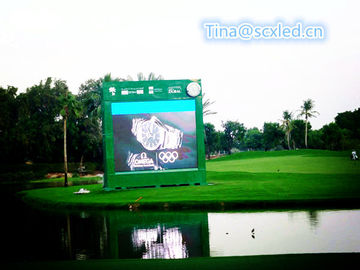 Edificio P10 SMD pantalla LED de publicidad cartelera Super visión clara 3 años de garantía