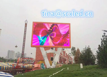 Edificio P10 SMD pantalla LED de publicidad cartelera Super visión clara 3 años de garantía