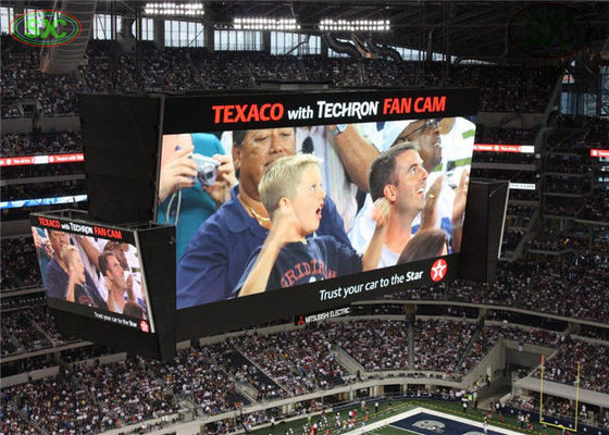 Buen precio Display LED de 10 mm de tamaño profesional de Pixel Pitch a todo color IP65 a prueba de agua de estadio para transmisión de video HD al aire libre en línea