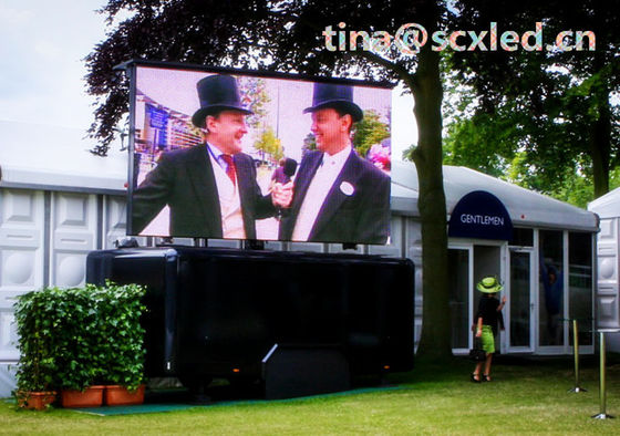 Display LED HD a todo color Pared de vídeo P3.91 Inmune al aire libre, resistente al agua, de alto brillo Para eventos de alquiler