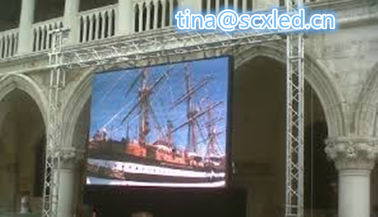 Display LED HD a todo color Pared de vídeo P3.91 Inmune al aire libre, resistente al agua, de alto brillo Para eventos de alquiler