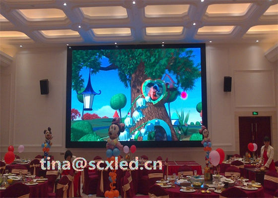 Panel de pantalla LED de escenario a color para interiores P2, píxel de 2 mm, densidad de 250000/M²