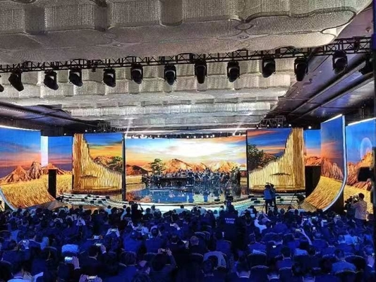 Alta calidad P3.91 Indoor Led Screen Stage Event Rental Pared de video a todo color 7 Segmentos