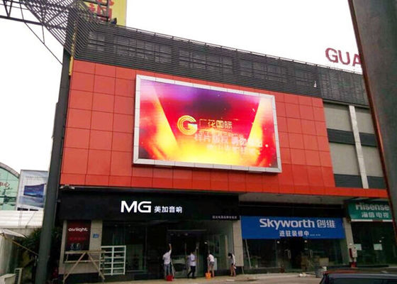 Buen precio P10 Fuera impermeable a todo color LED cartel 10mm Pixel 960x960mm gabinete en línea
