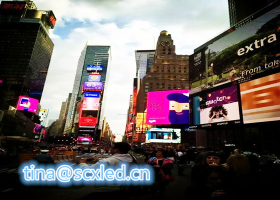 P10 Pantalla de publicidad LED al aire libre de 10 mm Pitch de píxeles IP65 a prueba de agua