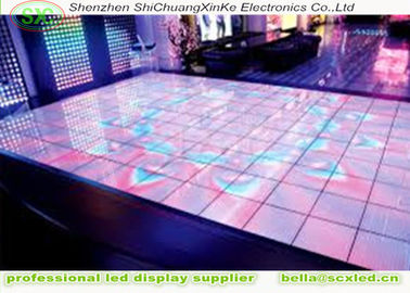 Piso de baile LED RGB impermeable con brillo Epistar Chip Efecto de iluminación brillante y etiquetas personalizables
