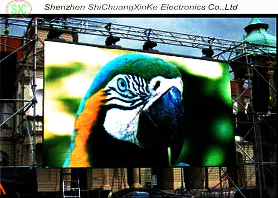 Buen precio La publicidad al aire libre a todo color al aire libre ligera de la echada 8m m del pixel de la prenda impermeable PH8 de la pantalla LED llevó la pantalla de visualización en línea