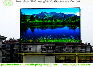 Pantalla de LED de publicidad personalizable 43222/m2 Densidad de píxeles 250*250mm Tamaño del módulo
