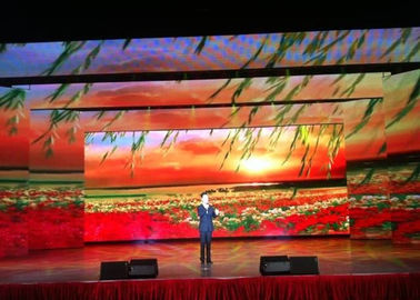 Eventos de alquiler de escenarios al aire libre en interiores con pantalla de pantalla LED P3.91