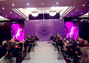 P4.81 Panel de visualización para la iglesia Alquiler escenario de bodas telón de fondo de video Pared 500 * 1000 pantalla LED interior