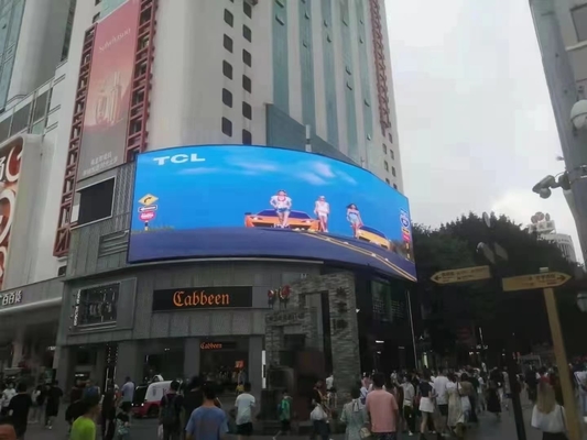 P4.81 Pantalla de aluminio fundido a presión de color LED gigante exterior 64*32 módulo de matriz de puntos