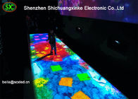 1R1G1B P6 al aire libre IP65 LED Dance Floor 1/8 que explora para la publicidad del concierto