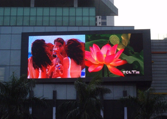 Buen precio P5 Color completo exterior impermeable de alto brillo Instalación fija Panfletos LED de gran tamaño de publicidad en línea