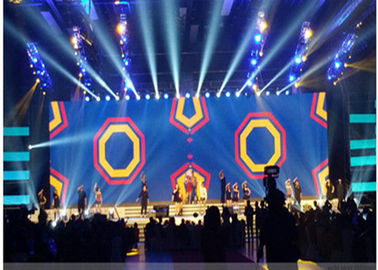 4K Interior claro P2 Mega Escenario Fondo Feria de Comercio Video Pantalla de pantalla de LED a todo color Paneles de visualización