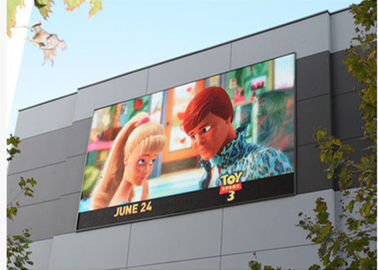 Color completo 1R1G1B P10mm Panfletos LED de publicidad al aire libre para centros comerciales