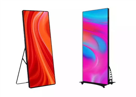 P2.5 Display LED de alquiler en interiores, cartel digital de pared, pantalla de pantalla con batería