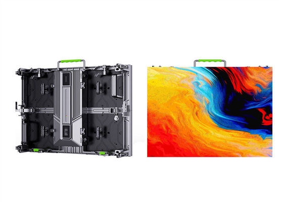 Pantalla de video LED a color P4.81mm para interiores, gabinete de 500x1000mm