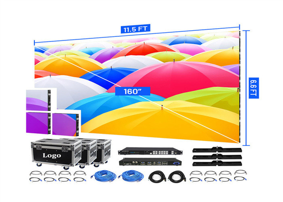 Displays LED portátiles Displays LED interiores de alta resolución para empresas de alquiler