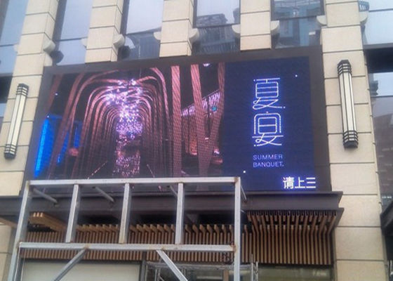 P10 Pantalla LED exterior de 10 mm Pitch de píxeles IP65 a prueba de agua