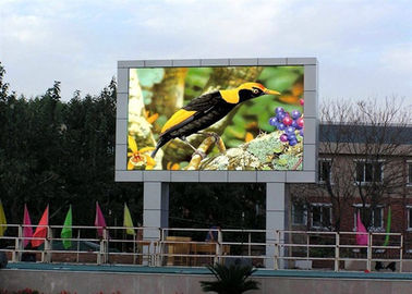 Color completo al aire libre 5000 cd / m2 Brillo 960 * 960mm Cabinet Tamaño P8 LED Cartel publicitario