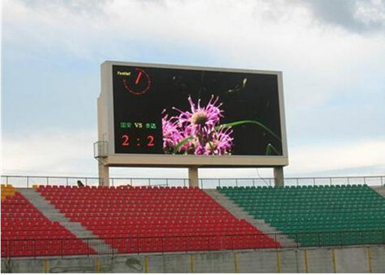 Estadio al aire libre Led Display grito Publicidad P10 de color completo 960 * 960mm Tableros publicitarios