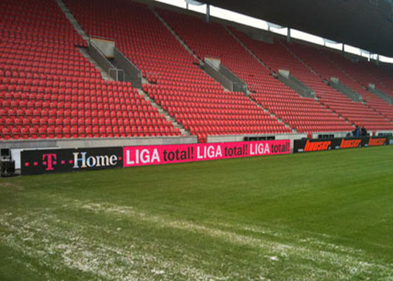 P10 SMD de color completo para exteriores Publicidad comercial Estadio de fútbol Perímetro de pantalla LED