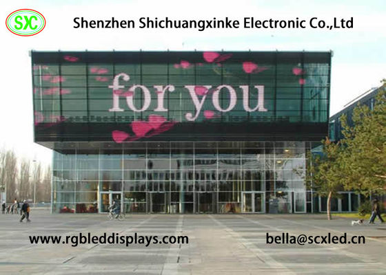 Display LED de vidrio transparente de TL6.25 mm