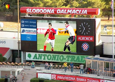 Pantalla de aluminio fundido a presión P3.91 Pantalla LED de estadio, panel periférico LED 1/8 Modo de escaneo