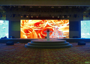 P4 SMD LED pantalla de aluminio fundido / pantalla LED de pared de video multicolor para interiores, 3 años de garantía