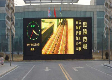 Publicidad de edificios al aire libre a todo color LED Billboard Street Big P10 con 3 años