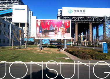 Pantalla de publicidad LED exterior de alto brillo P10 Edificio montado en cartel HD