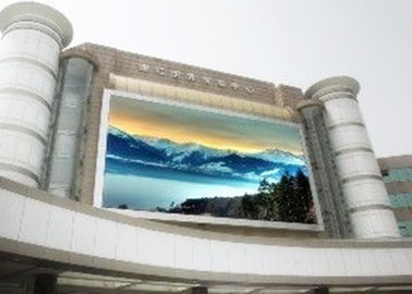 Curva especial exterior de color completo P10 Edificio de publicidad LED pantalla cartelera