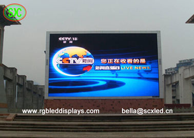 Display LED de aluminio fundido a color para publicidad exterior 10 mm Pitch de píxeles 3 para estaciones