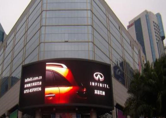 Buen precio Valla publicitaria LED a todo color para exteriores P10, paso de píxeles de 10 mm, impermeable IP65 en línea