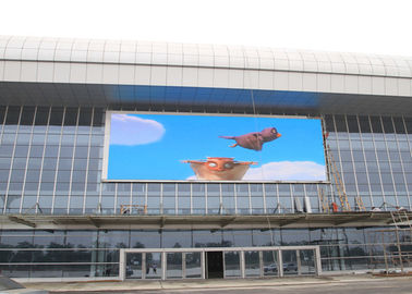 Alquiler de pantalla curva fija/alquiler de publicidad P16 pantalla LED exterior pantalla de pared de vídeo de alta resolución
