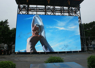 Pantalla curva 7500cd/M2 Brillo HD Exterior Display LED a todo color P10 DIP IP 65 Instalación fija