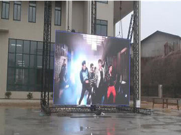 Gran impermeable P4.81 Pantalla LED de publicidad Brillo 6500 Nivel de protección IP64 pantalla LED de publicidad