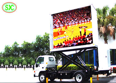 P10 de aire libre, impermeable, de peso ligero, remolque, camión móvil, pantalla publicitaria LED de alta definición