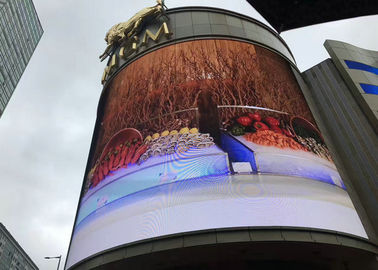 P6 Pantalla de publicidad LED exterior a todo color, 27777/m2, tamaño del módulo 192x192mm