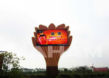 Pantalla de publicidad LED de gran tamaño P10 de video montado a todo color
