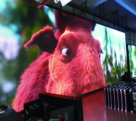 Armarios de alquiler de pantallas LED para exteriores P0.9 IP65, brillo de 6500 cd, diodos Nationstar, panel de visualización LED para interiores