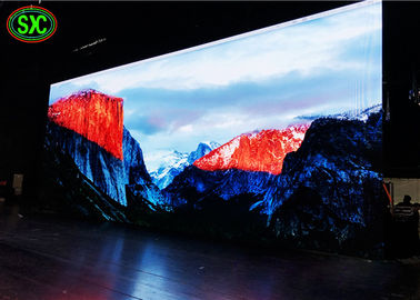 Pantalla de alquiler Ultra HD de pequeño ancho P2.5 Panel de pantalla LED interior, gabinete LED de aluminio con sistema Nova