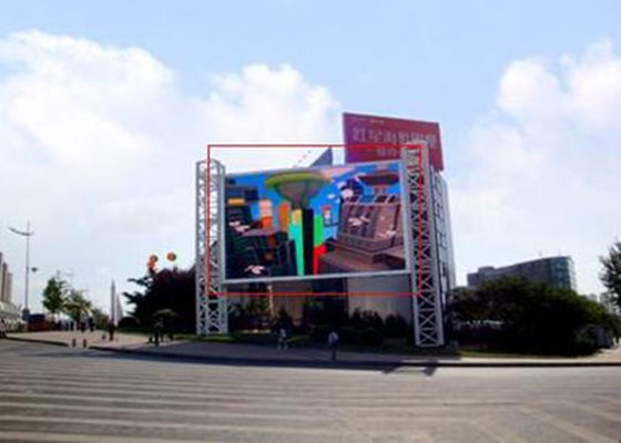Buen precio SMD IP65 exterior de todo color Edificio de publicidad LED Pancarta para la hospitalidad High Way en línea