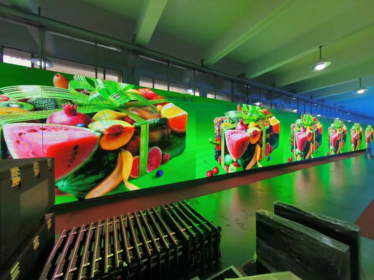 Alquiler de pantalla LED de escenario RGB TV LED de interior Pared silenciosa 62500 puntos/m2