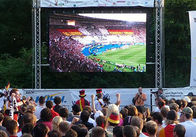 mantenimiento delantero fuera de la pared video grande del ángulo de visión P10 LED para el acontecimiento deportivo del estadio